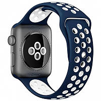 Ремінець силіконовий INKAX WB-02 для Apple Watch NIKE 42мм | 44мм | 45мм | 49мм BLUE 3