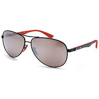 Солнцезащитные оригинальные очки Ray-Ban Scuderia Ferrari Collection RB8313M F002/H2 61 мм. MIRROR GREY POLAR