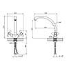 Змішувач для кухні Kroner KRP Royce - C032, фото 2