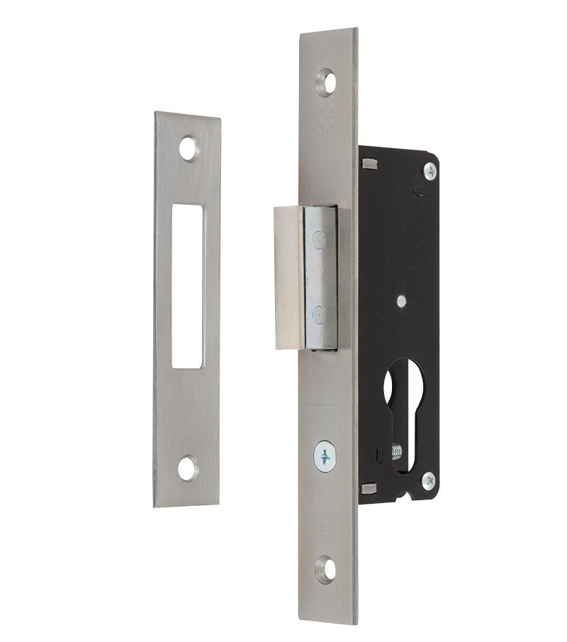 Замок врізний SANTOS DIN 721 UNIV BS25 мм SS 22 мм FOREND SP (Португалія)