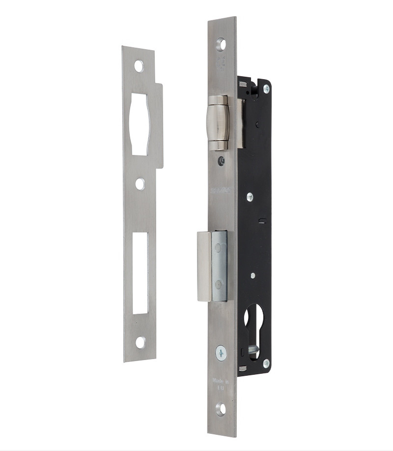 Замок врізний SANTOS DIN 720 UNIV BS25 мм SS 22 мм FOREND SP (Португалія), фото 1