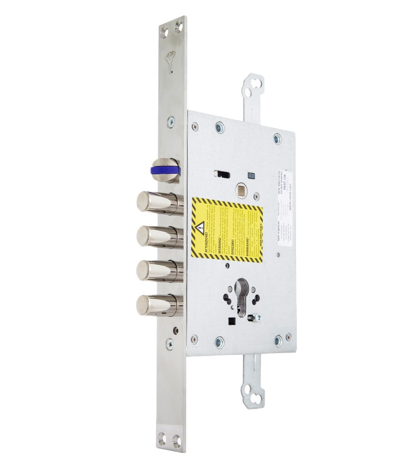 Основний врізний замок MUL-T-LOCK 3-WAY DIN CTFCB1032800A CR UNIV ВЅ65мм 85мм (Ізраїль)