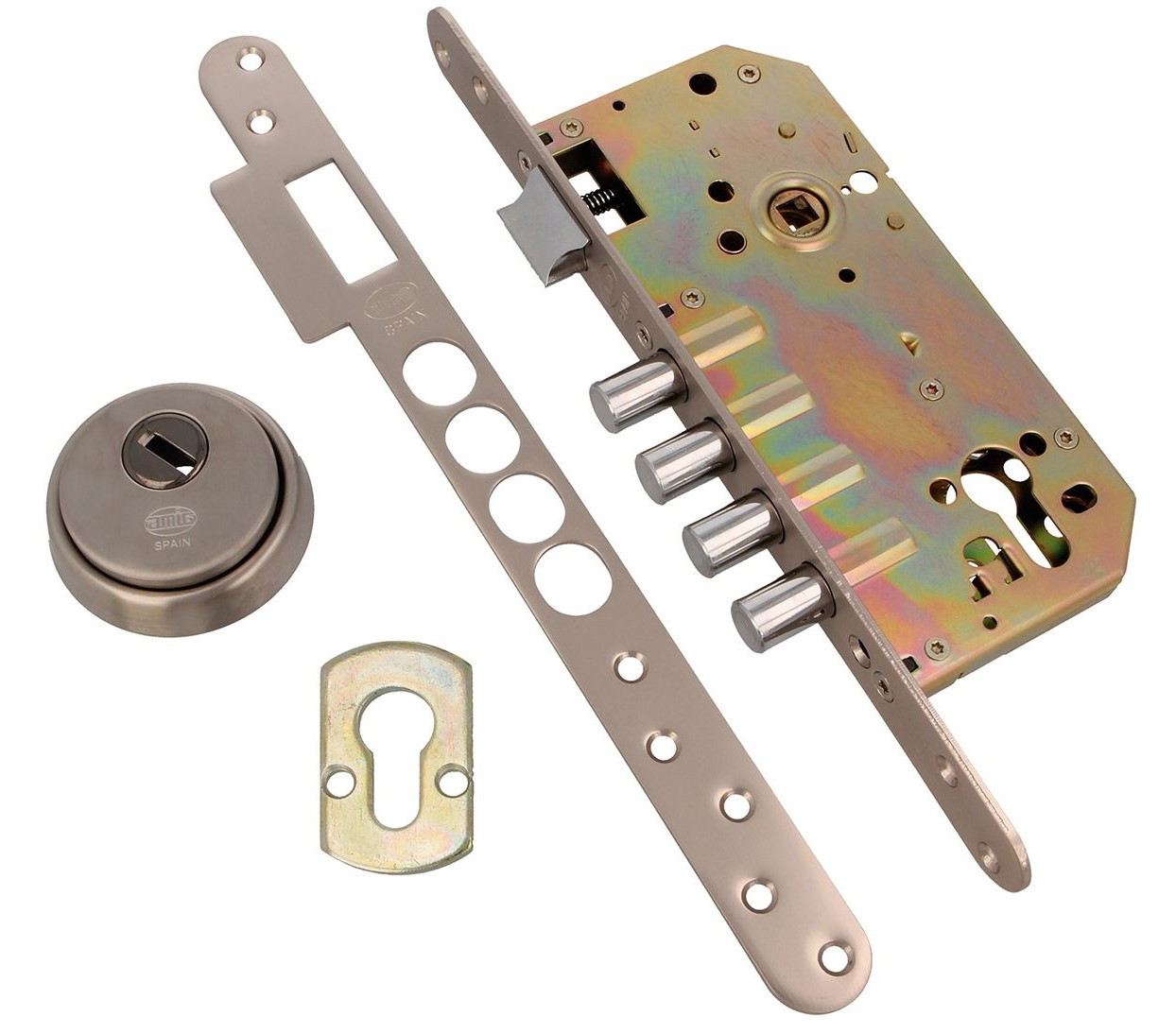 Замок основний Amig 111 50/85 матовий нікель (Іспанія)