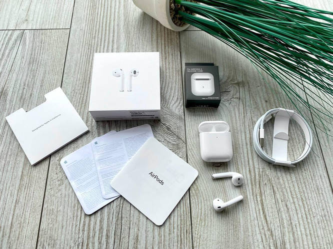 Купить Беспроводные наушники AirPods 2 Bleutooth Гарнитура Безпровідні ...
