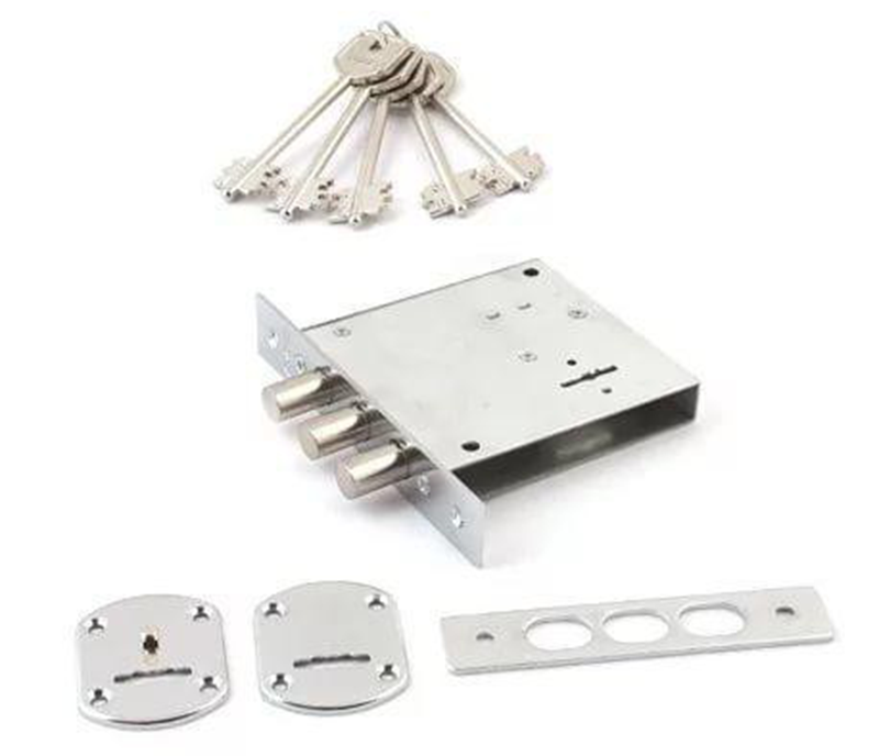 Замок врізний Avers R35/S8-CR c відповідною планкою (Китай)