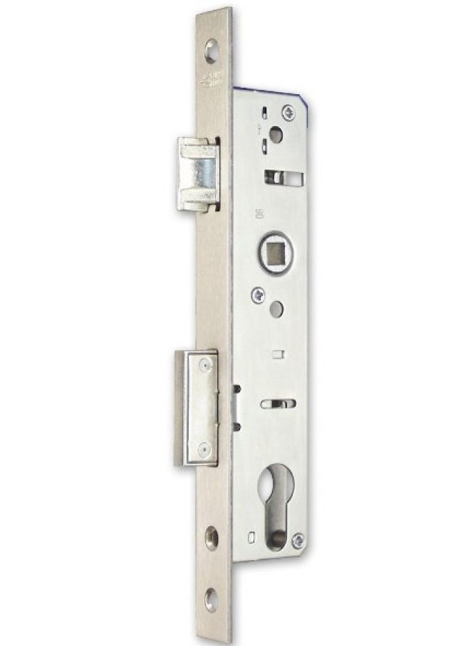 Замок врізний Euro Elzett 25/92/240/22/8 із засувкою (Угорщина)