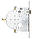 Замок врізний MUL-T-LOCK 4-WAY DIN M235/M267 CR UNIV ВЅ65мм 90мм w/o_SP (Ізраїль), фото 5