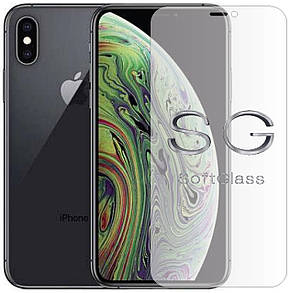 М'яке скло Apple iPhone XS на екран поліуретанове SoftGlass