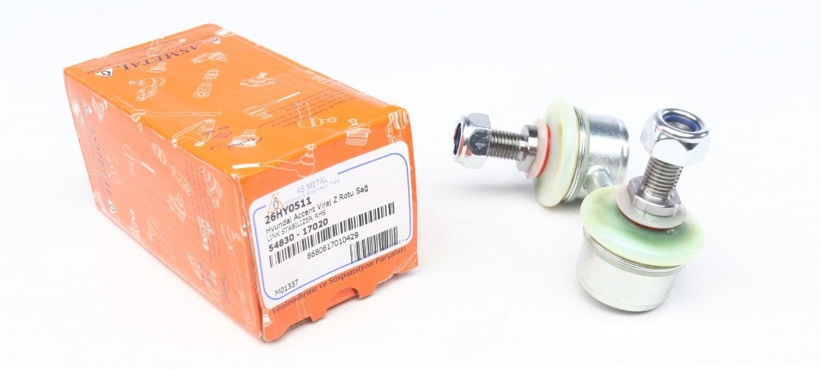 Тяга стабілізатора переднього  R Hyundai Accent I II 94-05 L=59.5mm  26HY0511