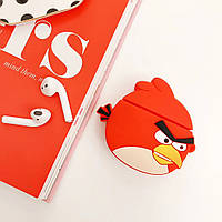 Чехол для наушников Apple AirPods Alitek Angry Birds Red + карабин