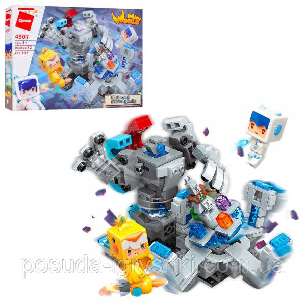 Конструктор 4907 робот-база, фігурки, 393 деталей., фото 1
