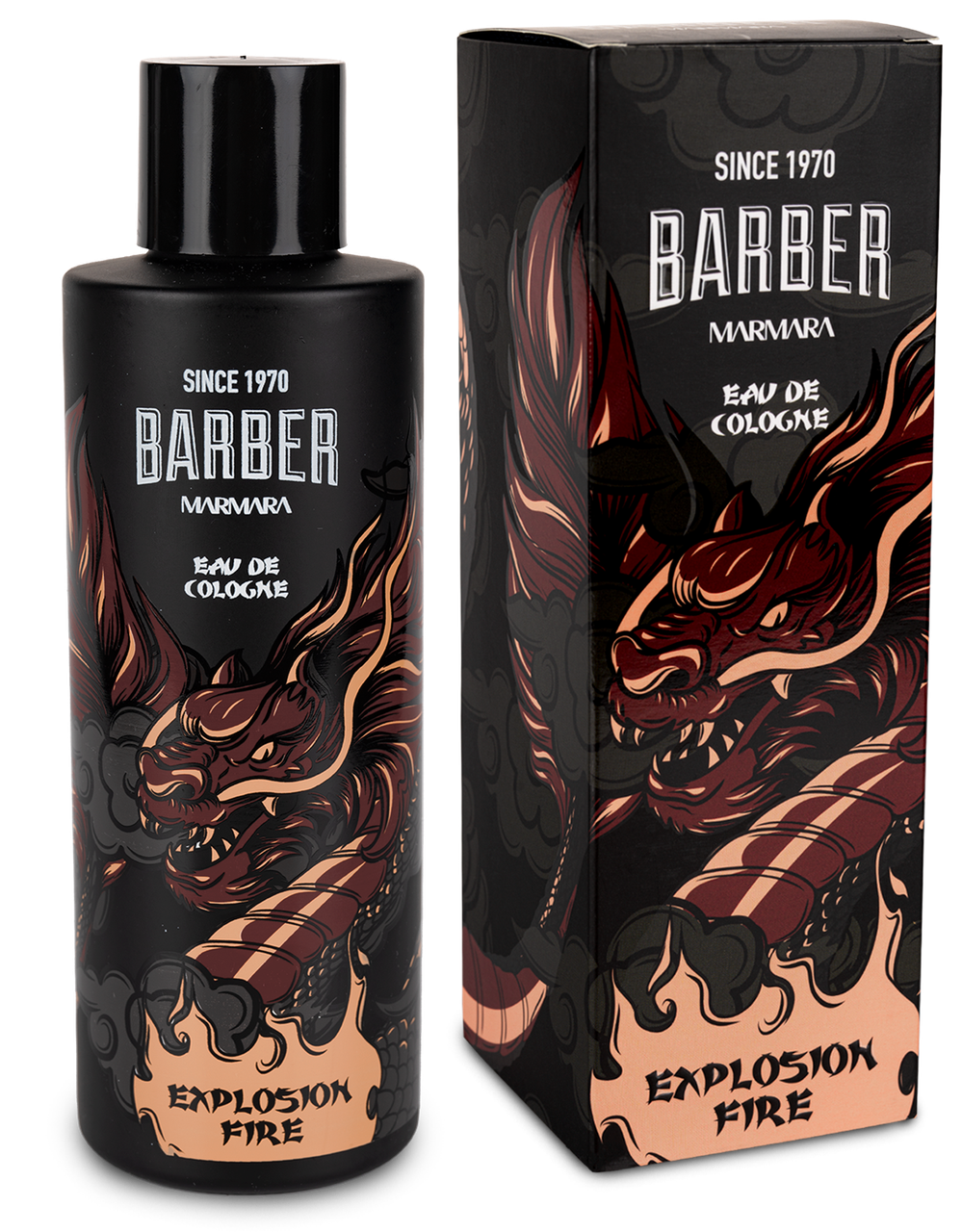 Одеколон Marmara Barber Eau De Cologne DRAGON EDITION 500 мл у коробці