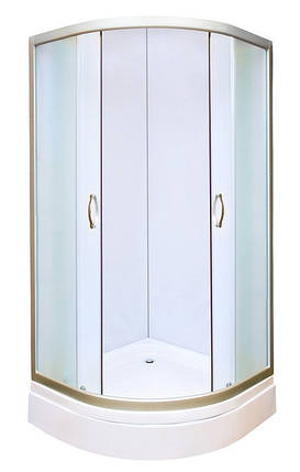 Душова кабіна Serena EW-42200M 900х900х1960 з дрібним піддоном, фото 2
