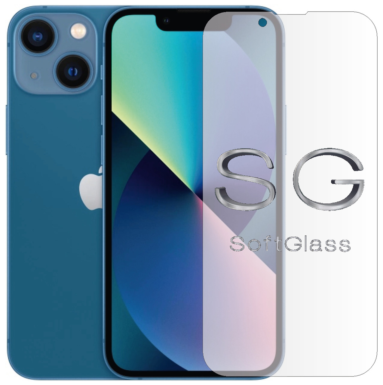 Бронеплівка Apple iPhone 13 mini на екран поліуретанова SoftGlass