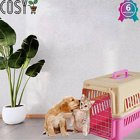 Зручна переноска-контейнер для собак і кішок для авіаперельотів і транспортування тварин.