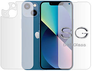 М'яке скло Apple iPhone 13 mini Комплект: Передня та Задня панелі поліуретанове SoftGlass