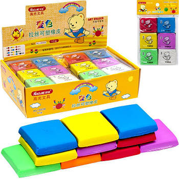 Набір еластичних гумок-клячка для художніх робіт HJ-6658 в упаковці 10 шт.