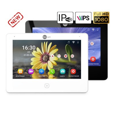 Кольоровий відеодомофон NeoLight Alpha IPW white