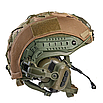 Військовий Шолом Fast, Кавер та Активні навушники Earmor M32H+ (Комплект), фото 3