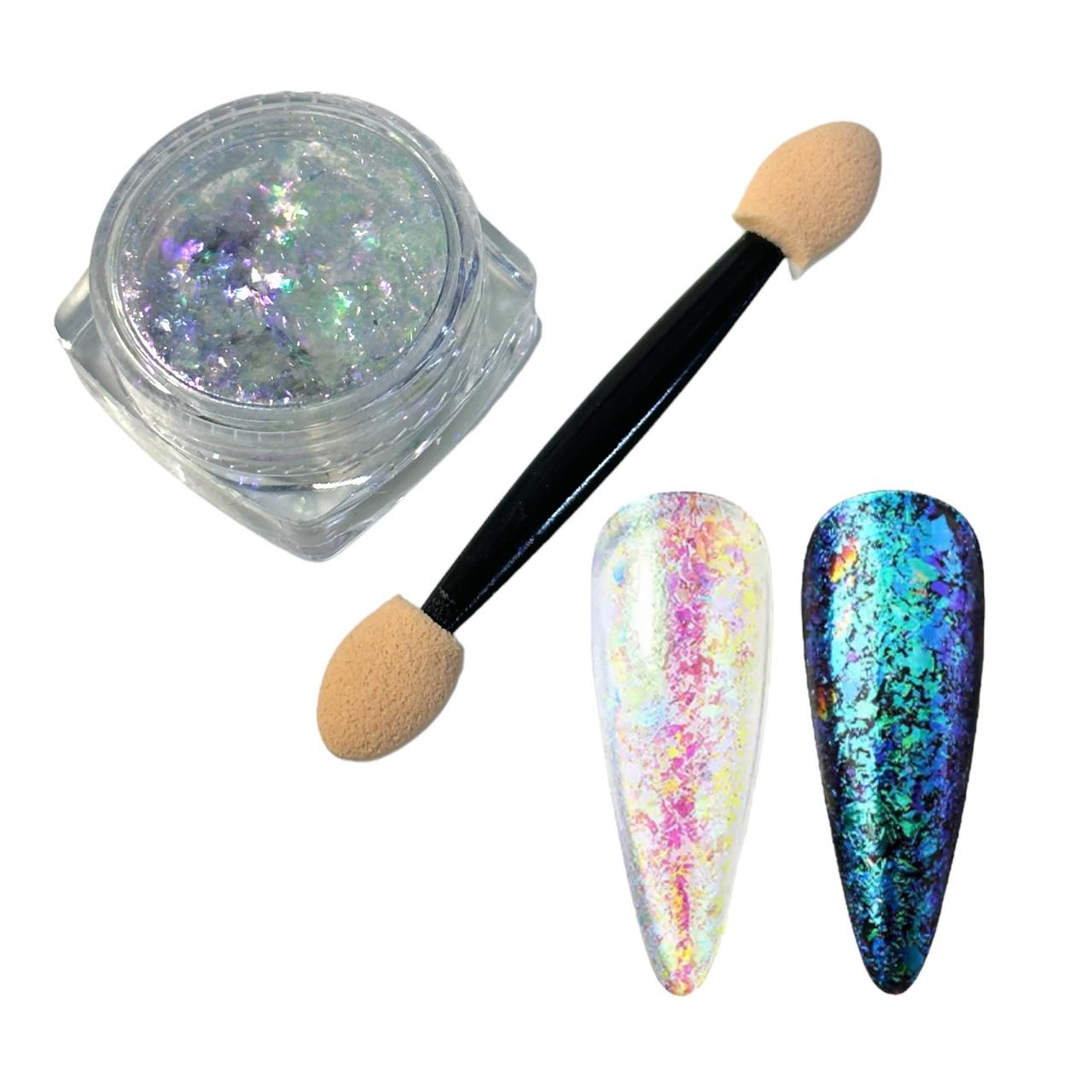 Втирка пластівці для дизайну нігтів №1