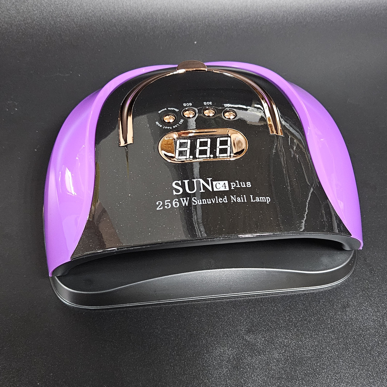 LED/UV манікюрна лампа SUN C4 plus 256 Вт. Фiолетовий, фото 1
