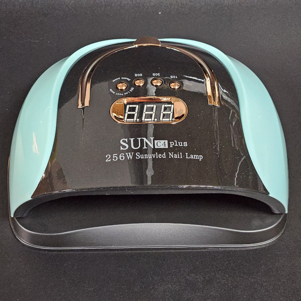 LED/UV манікюрна лампа SUN C4 plus 256 Вт. Зелений, фото 1