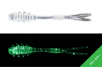 Силікон Jackall Amiami 2.3" (8 шт.)Clear Glow Crush (168275) 5672010