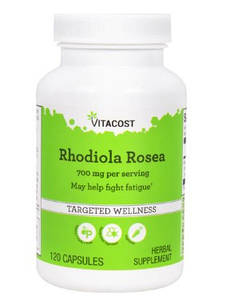 Vitacost Rhodiola Rosea Родіола рожева (золотий корінь) стандартизована 350 мг, 120 капсул