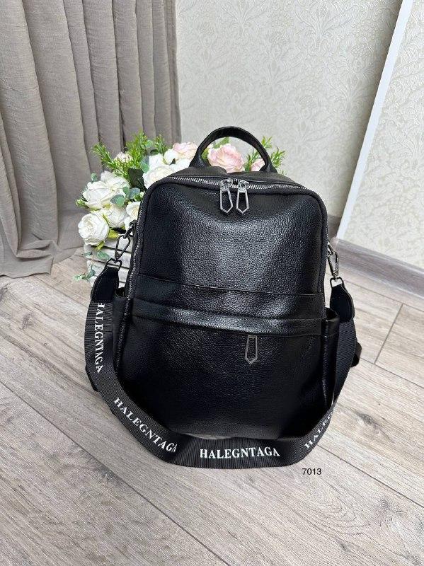 Купить Женский рюкзак-сумка Balenciaga Баленсиага черный, брендовый ...