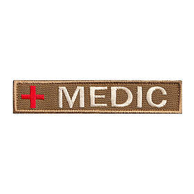 Вишитий нагрудний шеврон патч "MEDIC" на липучці