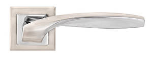 Дверна ручка MVM Teza Z-1325 SN/CP матовий нікель (Китай)