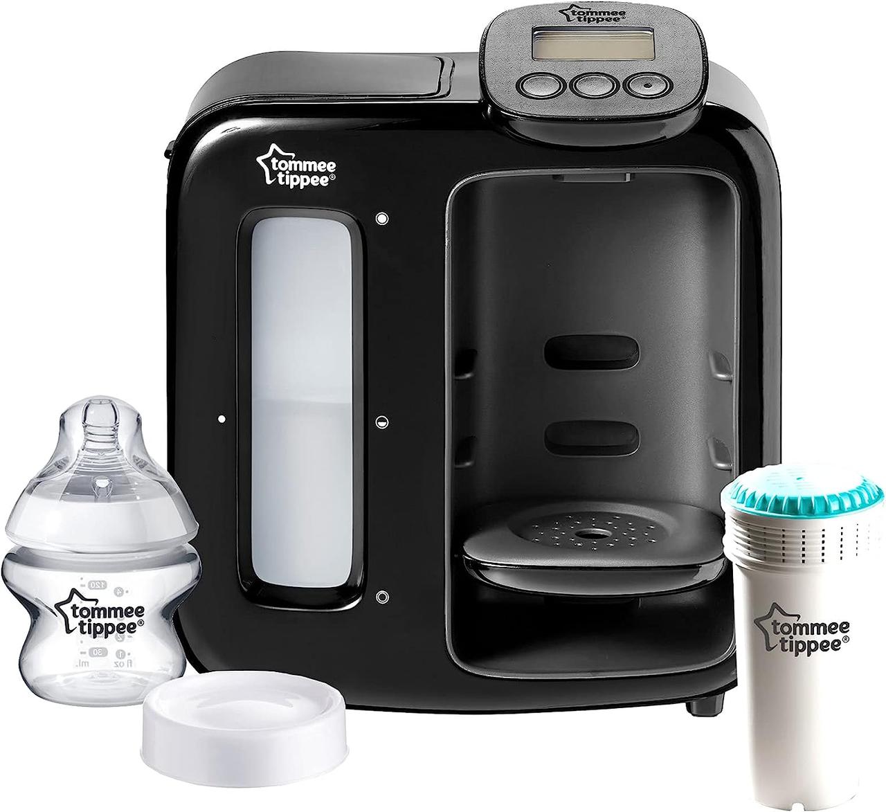 БУ, Tommee Tippee Perfect Prep Day & Night, Baby Bottle Maker Machine з цифровим дисплеєм і регульованою гучністю, чорний