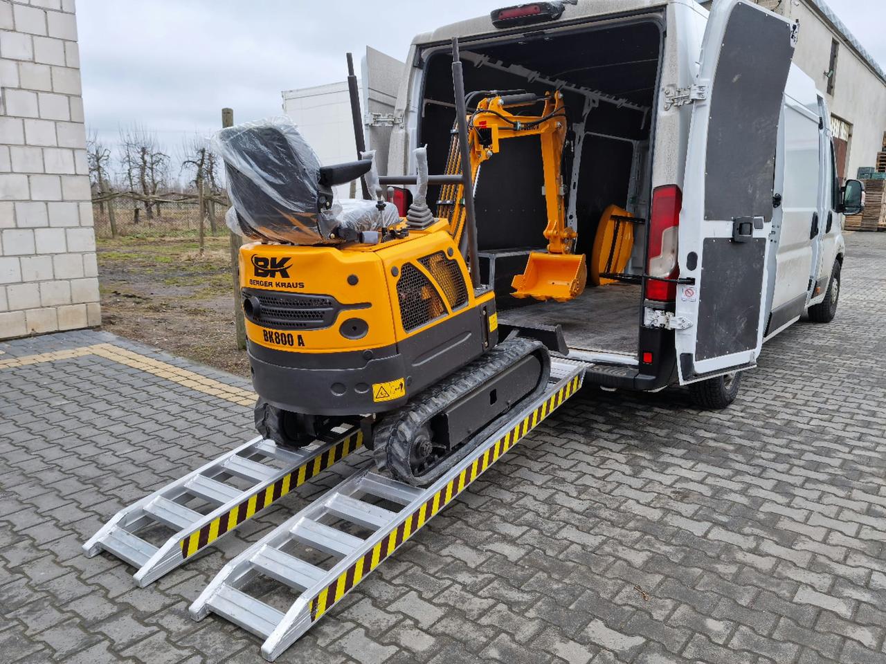 Алюмінієві пандуси для екскаватора 2м 1000кг