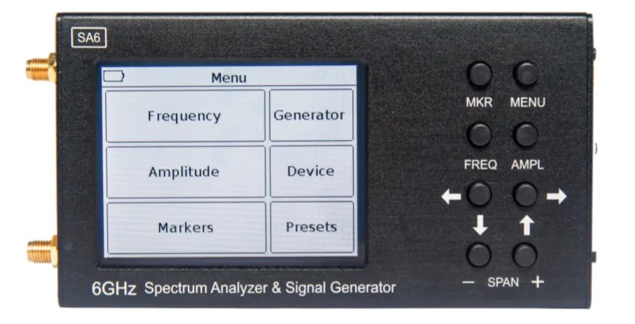 SA6 спектроаналізатор з трекінг генератором сигналів