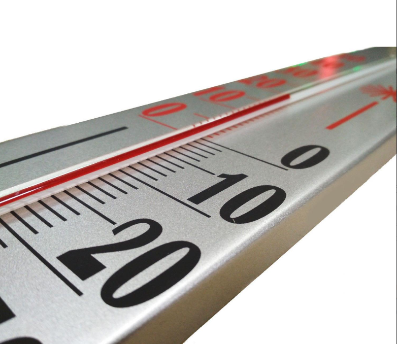 Термометр фасадний 70 см Склоприлад ТБН-3-М2 пос. 2, основа — метал