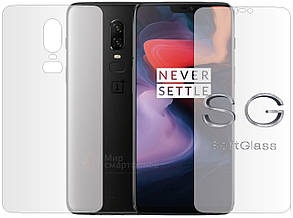 Бронеплівка OnePlus 6 Комплект: для передньої і задньої панелі поліуретанова SoftGlass