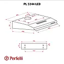 Витяжка плоска Perfelli PL 5144 BR LED, фото 10