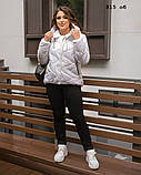 Модна жіноча куртка батальна   815 об, фото 8