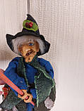 Лялька Баба-яга декоративна довжина 45 см, фото 4