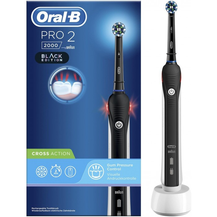 D20 PRO 2 2000 Black Edition Зубна щітка Oral-B 1 насадка