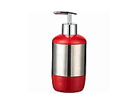 Дозатор для жидкого мыла в ванную/кухню 0,45 красный ТМ Prima Nova FG