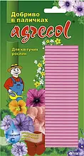 Добриво в паличках для квітучих рослин із вітаміном C Agrecol 30 шт.