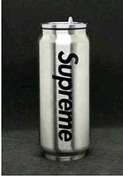 Термобанка з трубочкою "Supreme" сталь