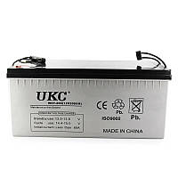 Аккумулятор гелевый 200 Ah 12V UKC GEL Battery (гелевый аккумулятор 200 ампер)