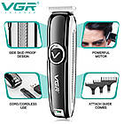 Машинка для стрижки волосся VGR V-168 акумуляторна, фото 3