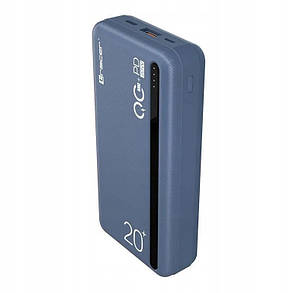 Павербанк (Power Bank) Tracer QC3.0-PD20W 20000mAh, 1 x USB/1 x Type-C вихід, MicroUSB/Type-C вхід, фото 3