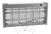 Светильник от комаров T8 2x10W , серый