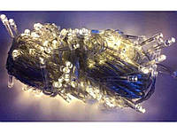 Гирлянда светодиодная новогодняя 200 LED, теплый белый (прозрачный провод) 1120-07 ТМ КИТАЙ FG