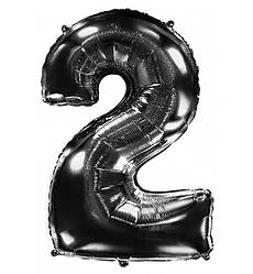 Кулька Цифра "2" (100 см), Іспанія, колір - чорний