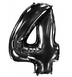 Кулька Цифра "4" (100 см), Іспанія, колір - чорний